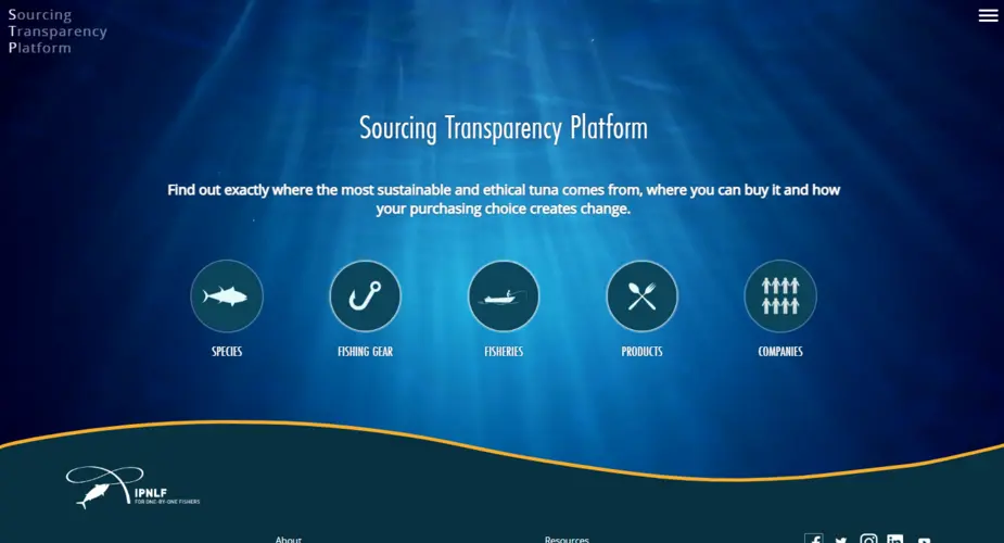 IPNLF - Sourcing Transparency Platform