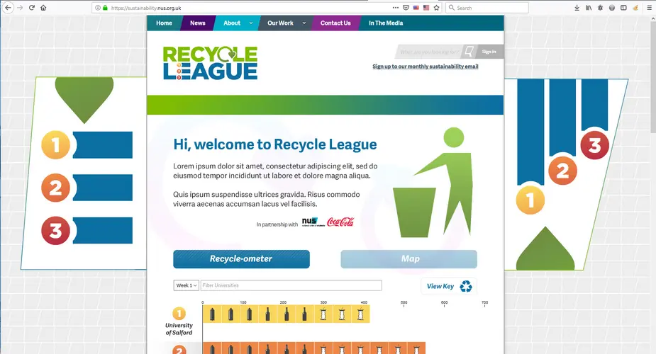 Recycle league design